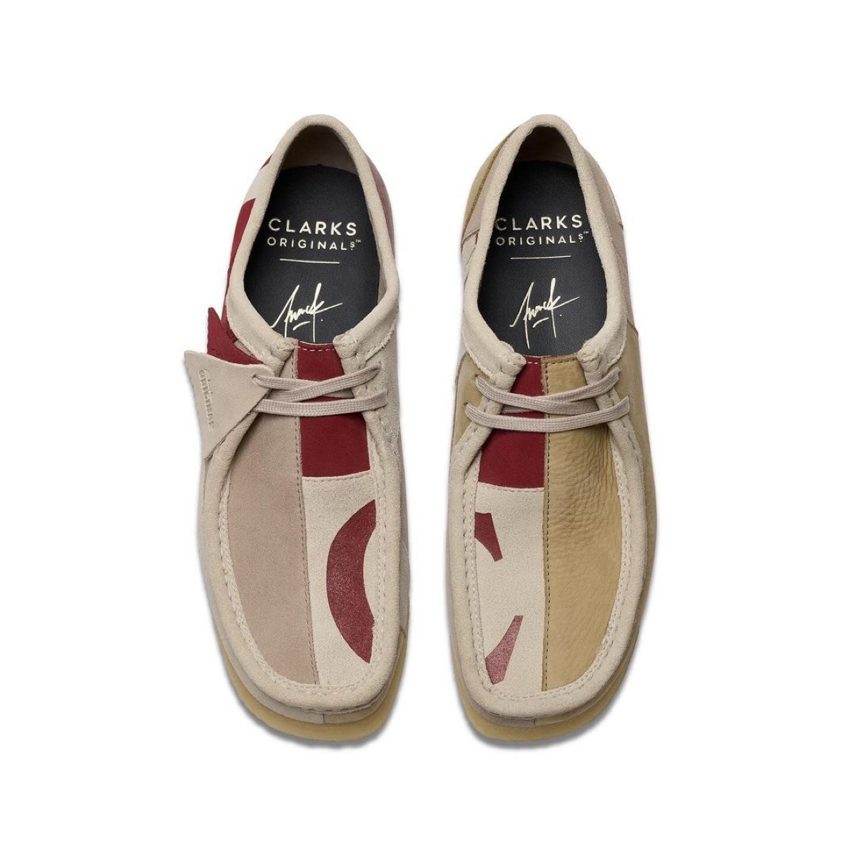 Clarks Originals × Franck Pellegrino Wallabee “Red Combi”が国内2月