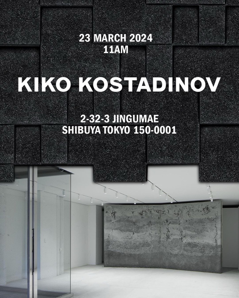 東京旗艦店『Kiko Kostadinov Tokyo』が2024年3月23日にオープン予定