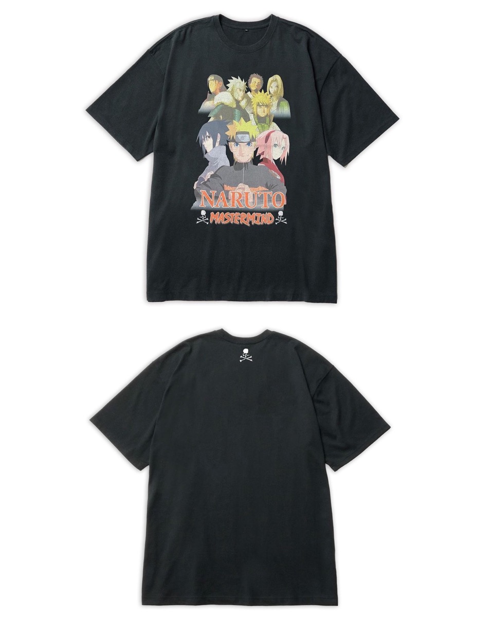mastermind JAPAN × NARUTO -ナルト- 疾風伝 コラボTシャツが国内7月5