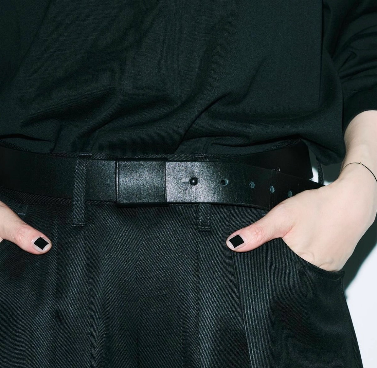 foot the coacher × スタイリスト私物 コラボレザーベルト“looper”の