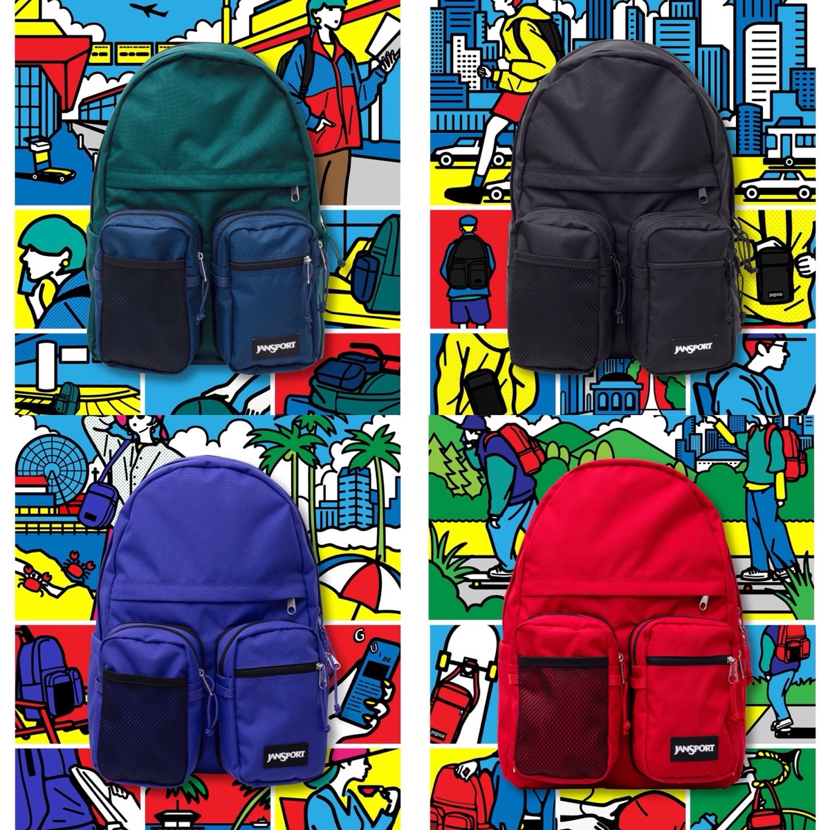 JANSPORT × BEAMS コラボ第4弾『Bags Pack』の国内オンライン先行予約