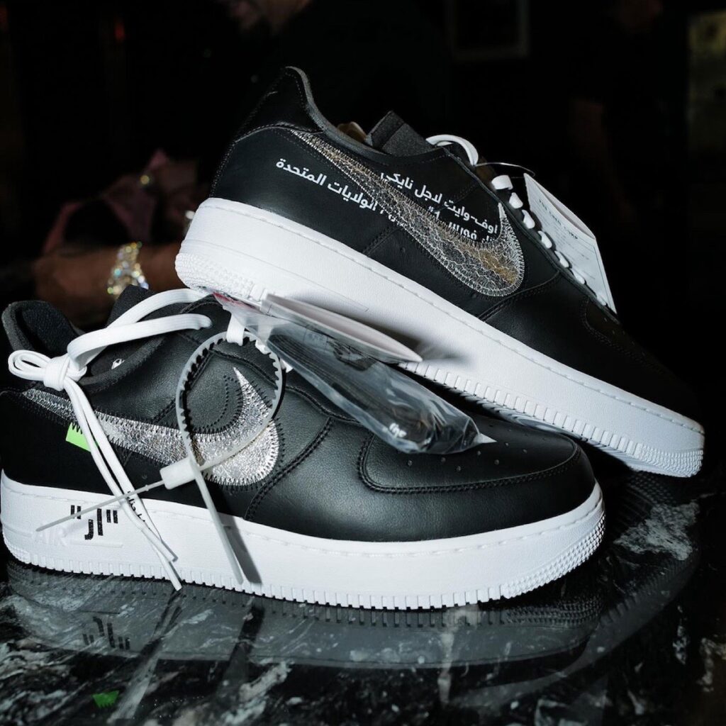 未発売サンプル Off-White x Nike Air Force 1 Low “Arabic”が公開