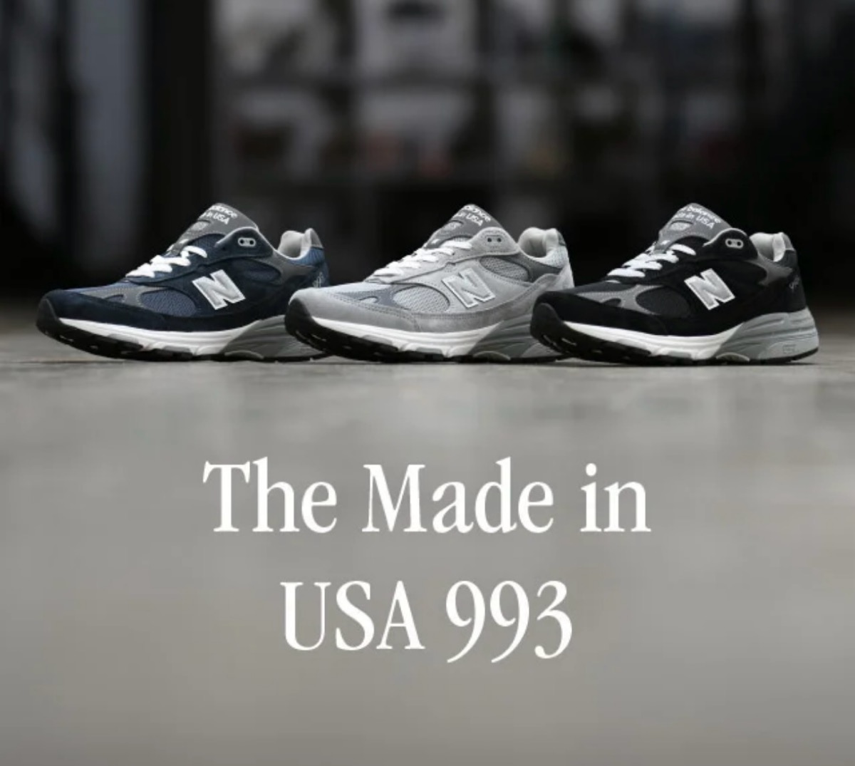 New Balance 993 “Grey” & “Black” & “Navy”が国内4月4日より再販売