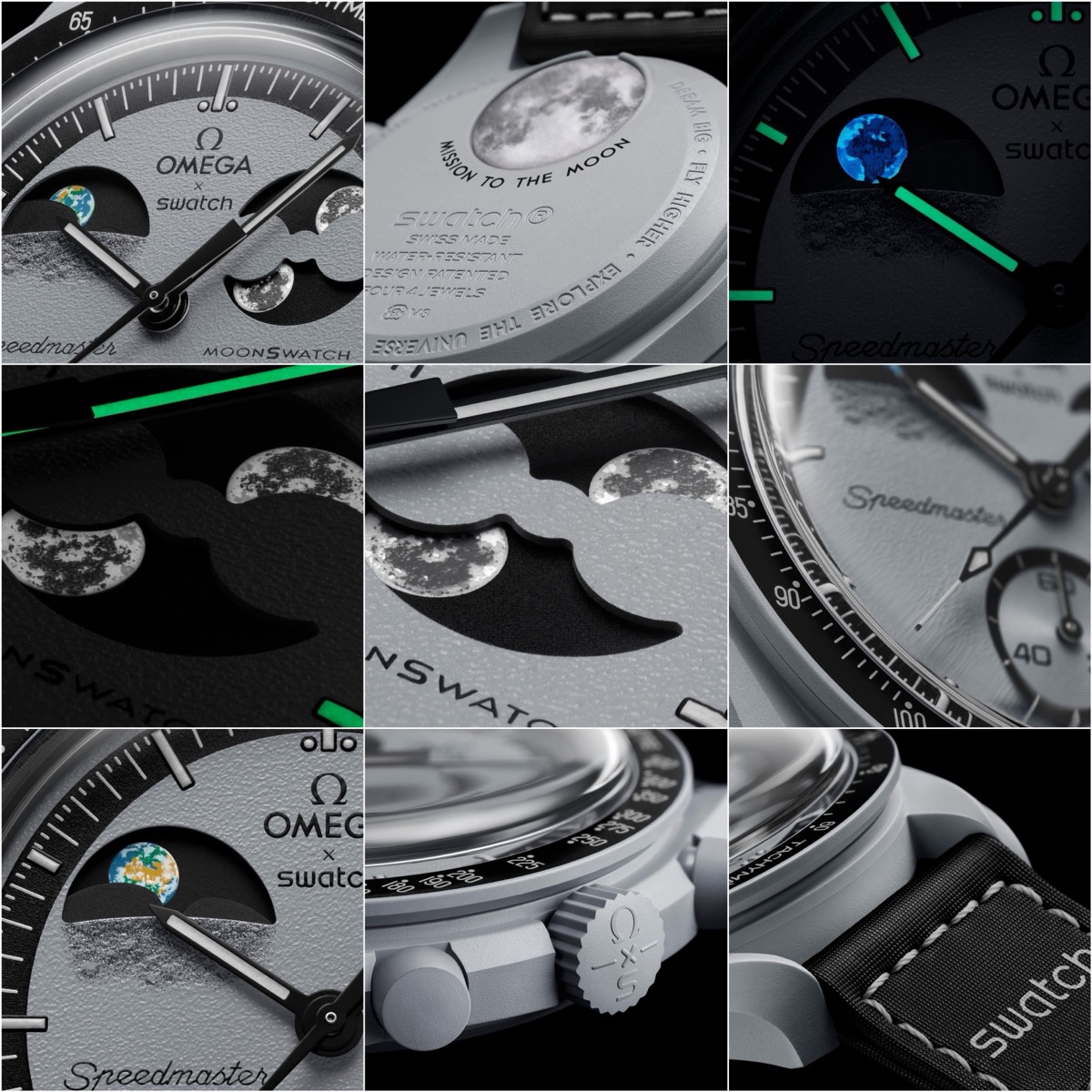 OMEGA × Swatch『Bioceramic MoonSwatch MISSION TO EARTHPHASE』が