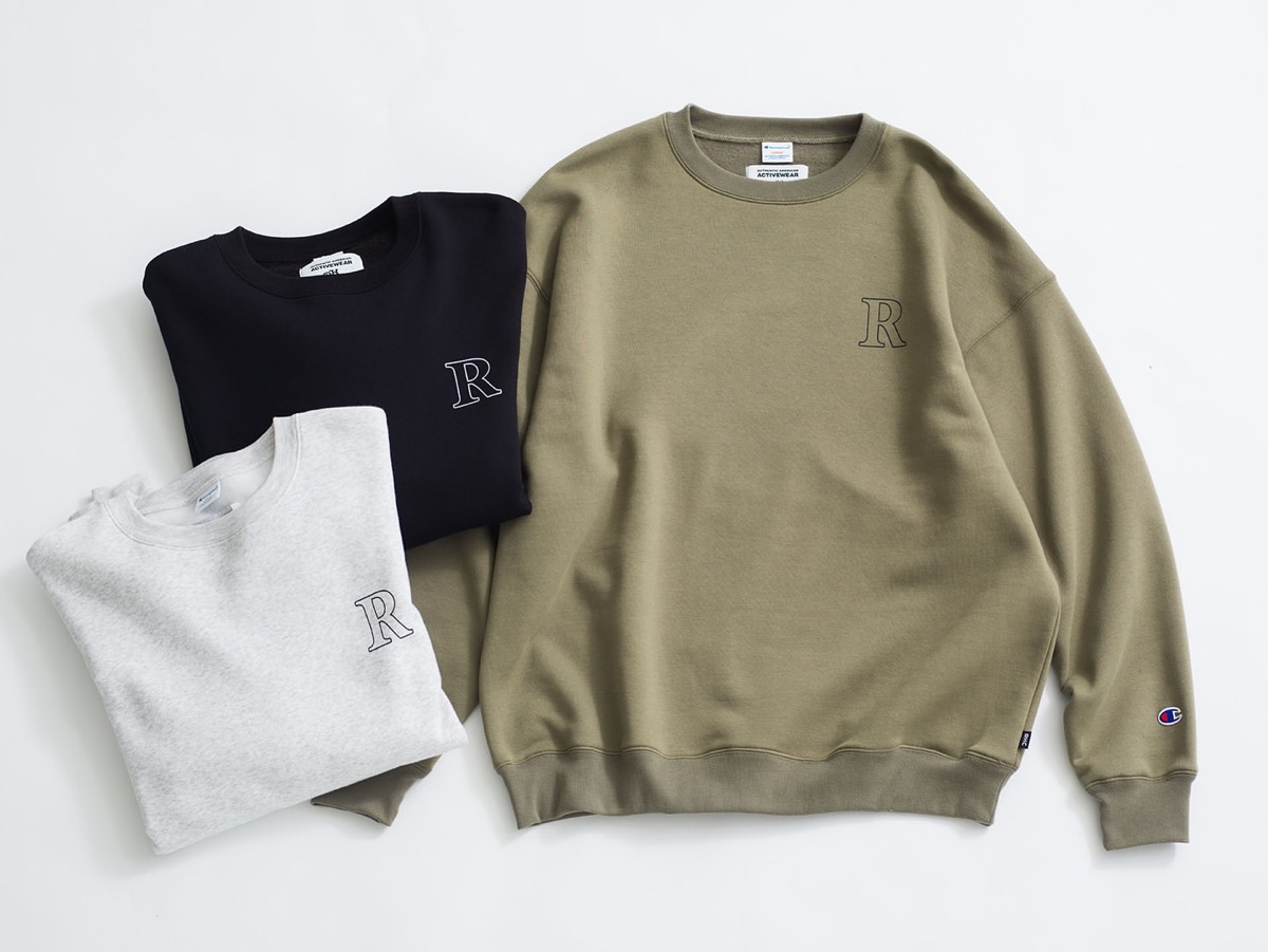 Champion for RHC 別注『R Logo Sweat』が国内1月11日より発売 | UP TO
