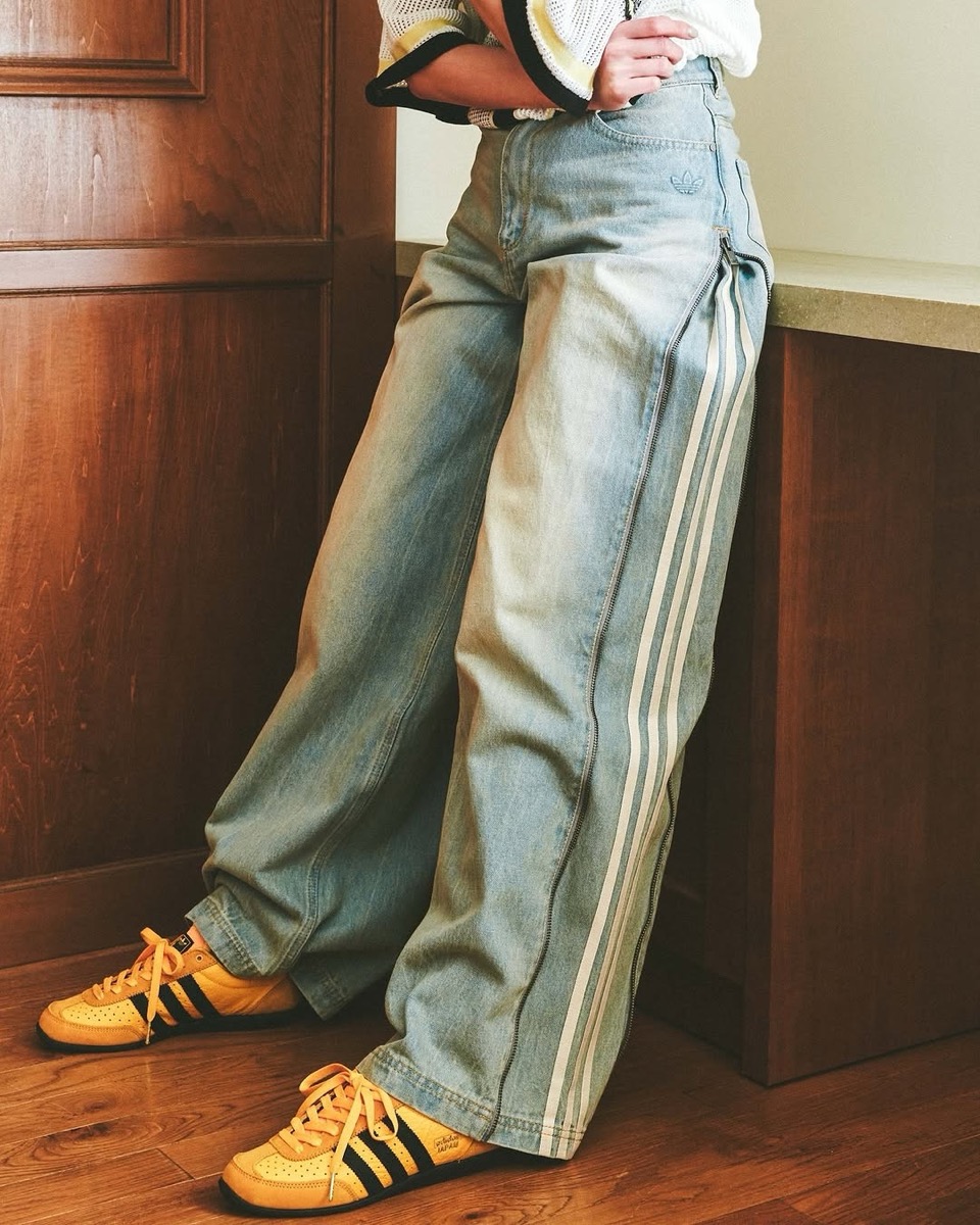 adidas ワイドデニムジップパンツが国内好評発売中 【JX9210】 | UP TO