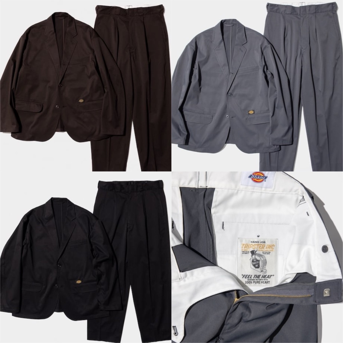 TRIPSTER x Dickies コラボスーツ第7弾が国内3月22日に発売 | UP TO DATE