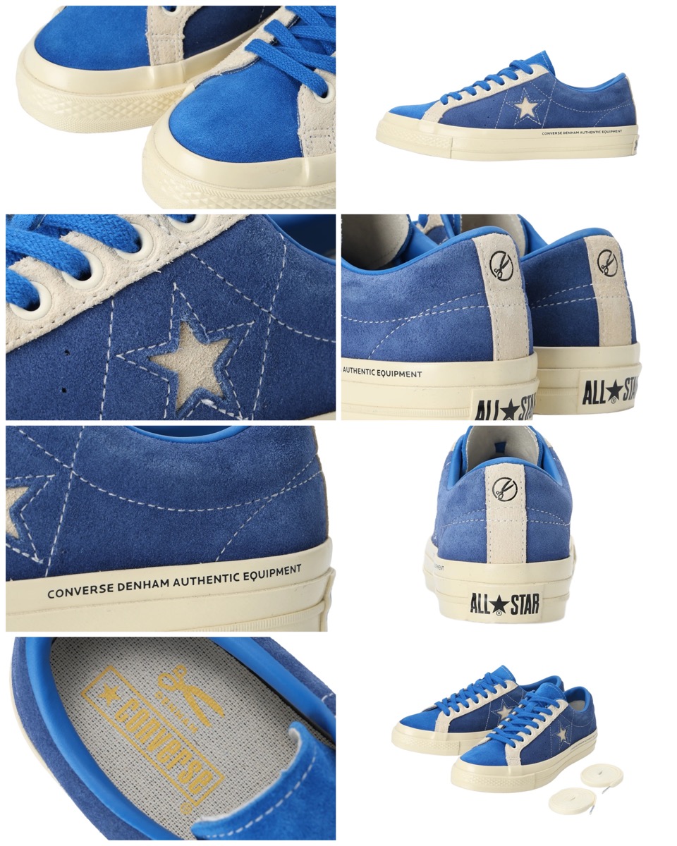 DENHAM x CONVERSE コラボ第6弾『ONE STAR SUEDE』が国内8月9日より