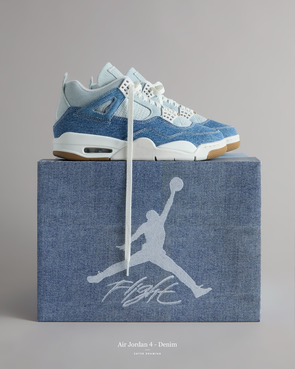 Nike Air Jordan 4 Retro Tex “Denim”が国内8月21日に発売［IB6716-100