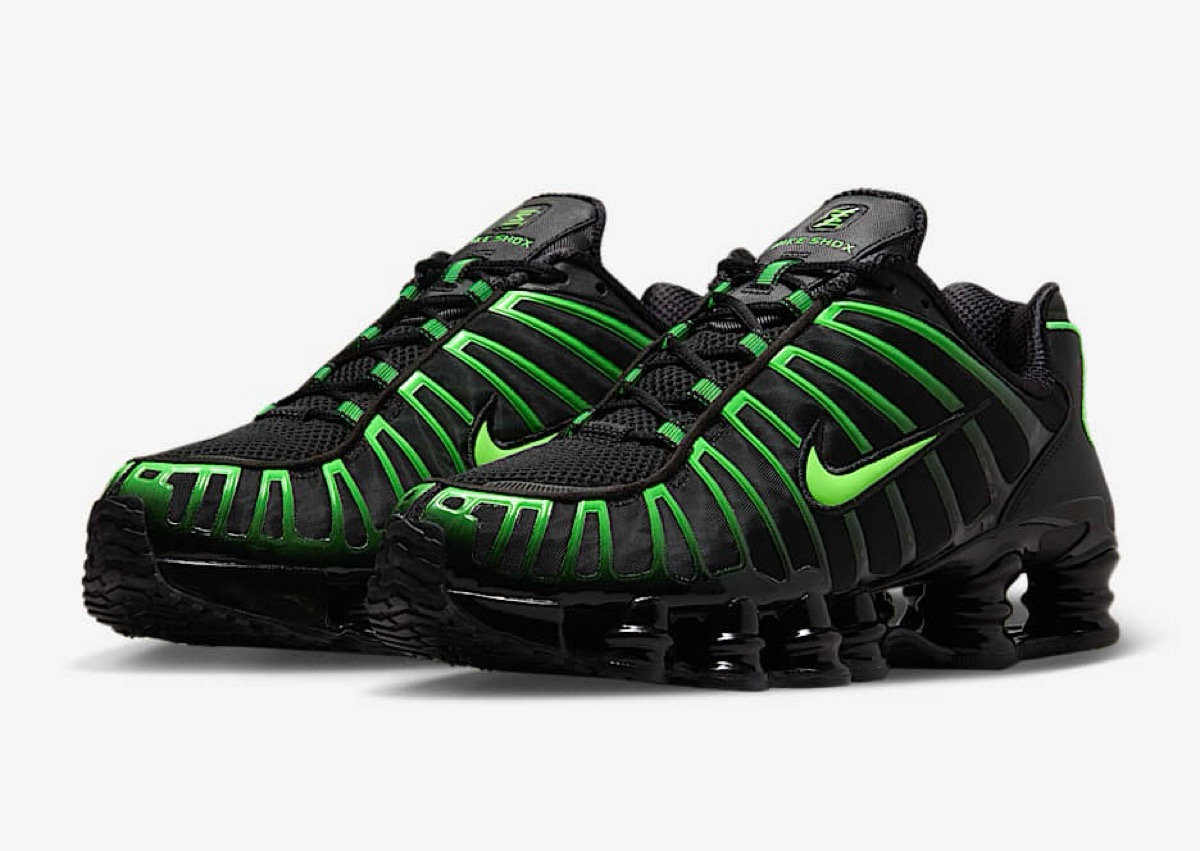 Nike Shox TL “Black and Green Strike”が国内7月12日より発売［AV3595