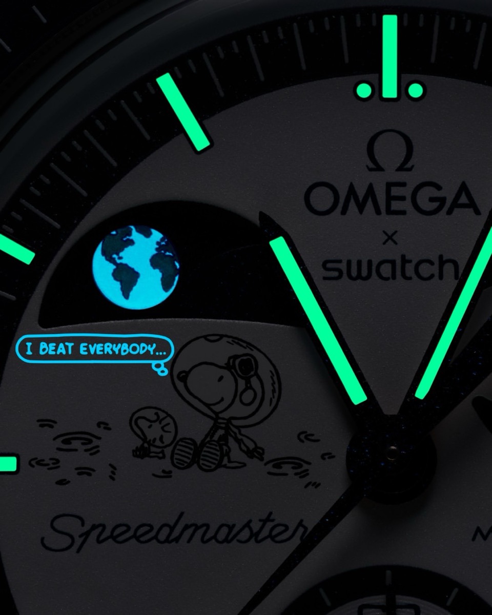 OMEGA x Swatch x Snoopy『MoonSwatch “MISSION TO EARTHPHASE”』が