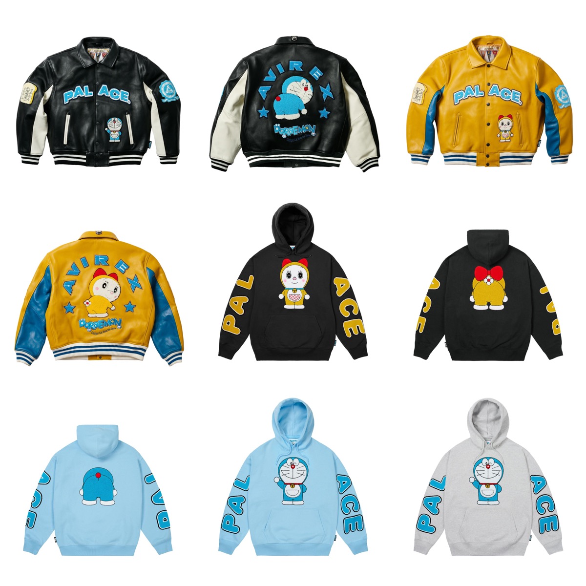 PALACE SKATEBOARDS x ドラえもん “AUTUMN 25” Week1が国内8月9日に