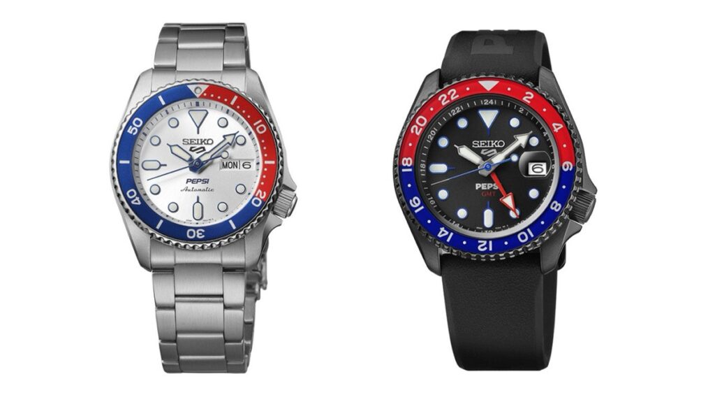 日本では500本限定】Seiko 5 Sports x Pepsi コラボウォッチ全2種が