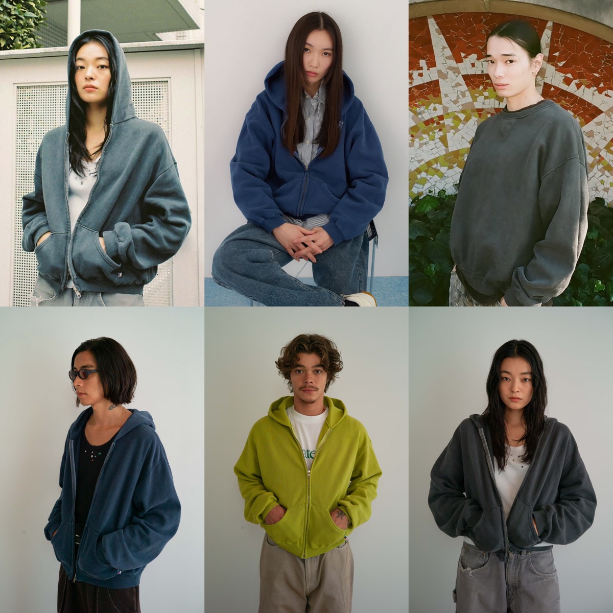 FIFTH 60〜70年代の風合いを再現した裏毛スウェット＆ZIPパーカーが