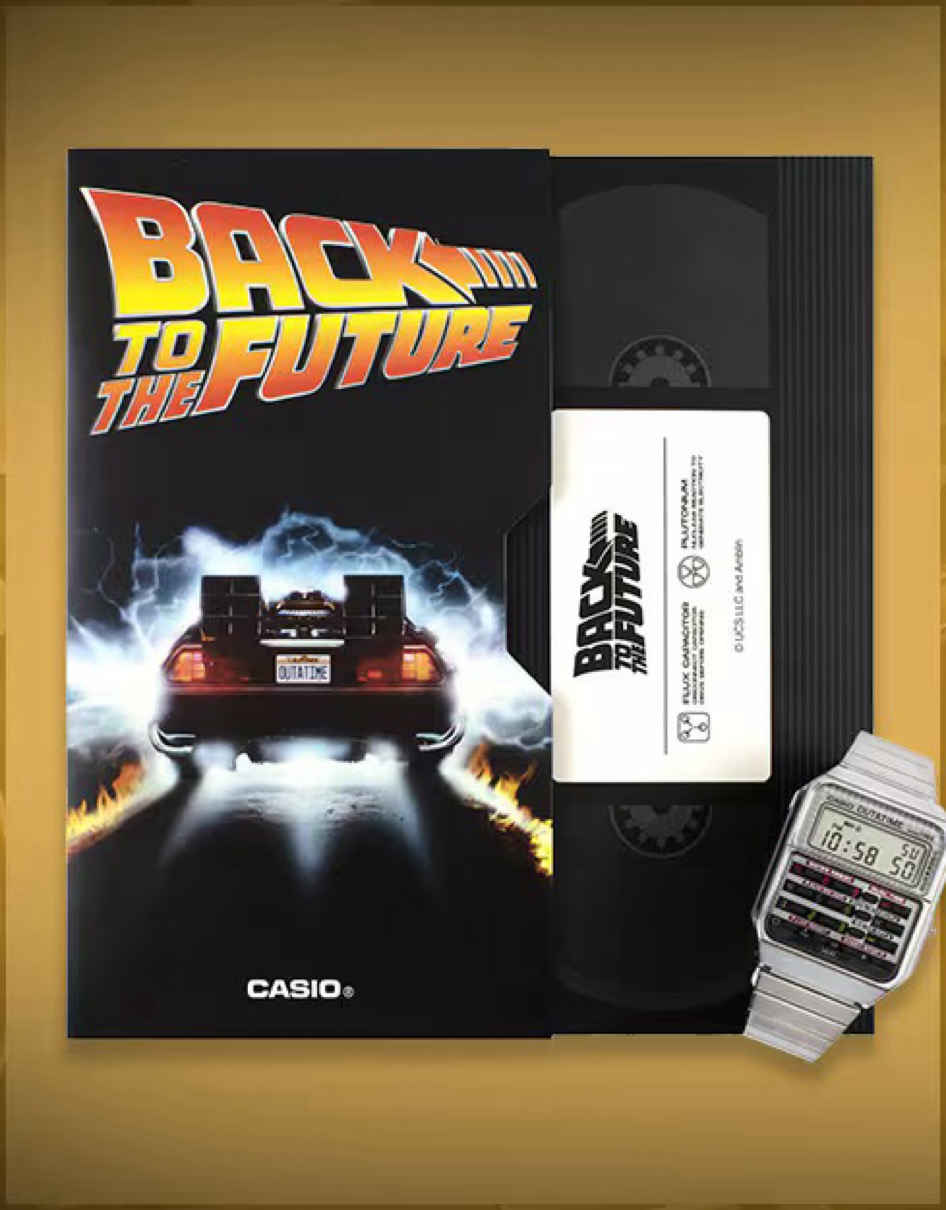 CASIO CLASSIC x BACK TO THE FUTURE 40周年記念コラボウォッチが国内
