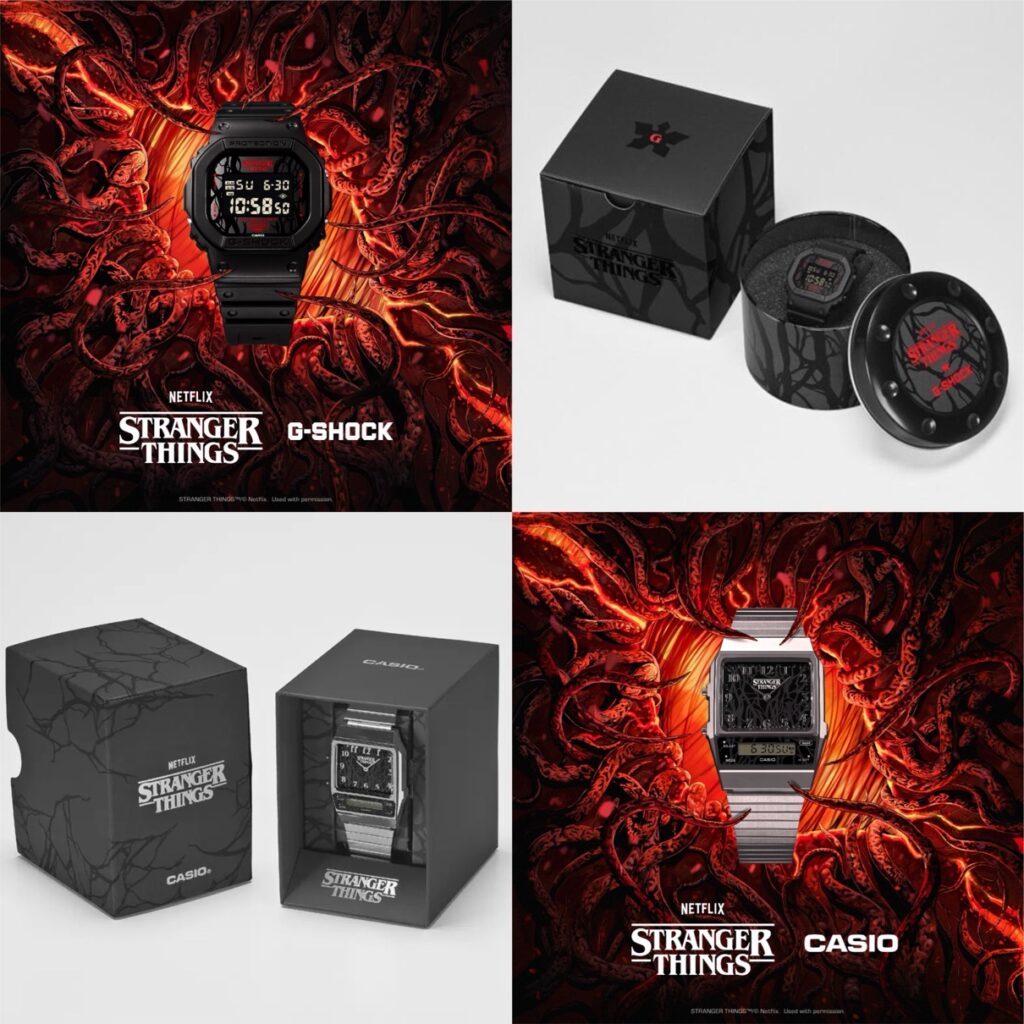 G-SHOCK x Stranger Things コラボウォッチ第2弾が国内12月1日より先行