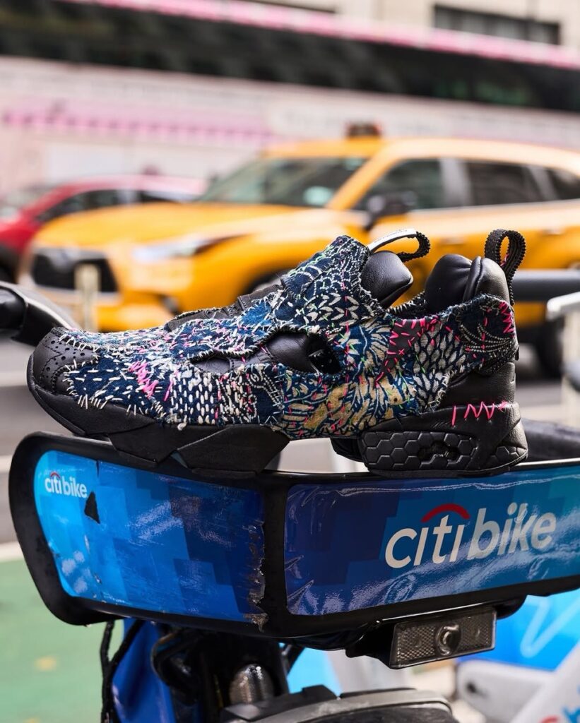 JunAle x ENGINEERED GARMENTS『Reebok INSTAPUMP FURY “SASHIKO”』が