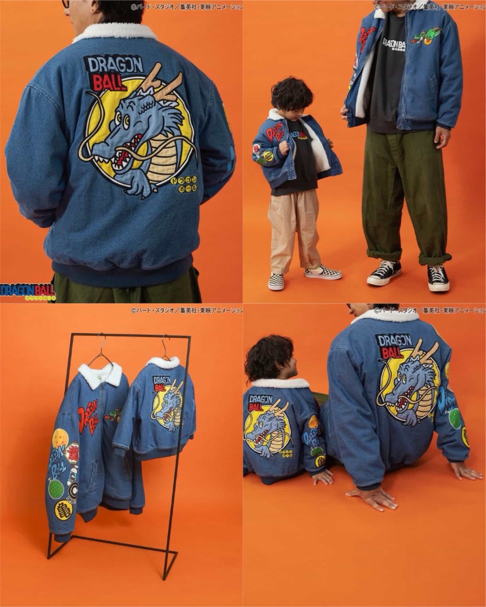 BREEZE x ドラゴンボール 親子で着れるコラボコレクションが国内1月1日