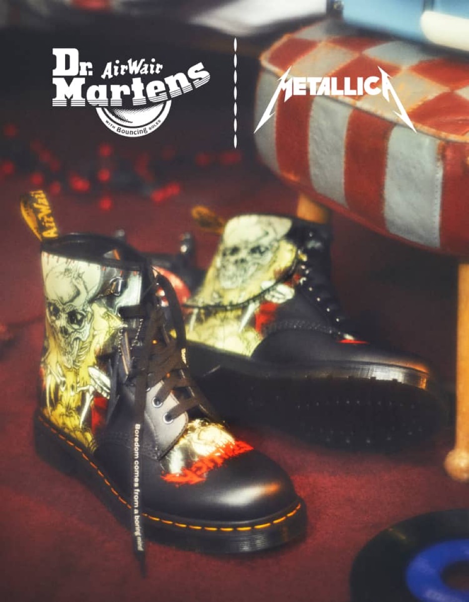 Dr. Martens x Metallica x Pushead コラボブーツが国内1月29日より