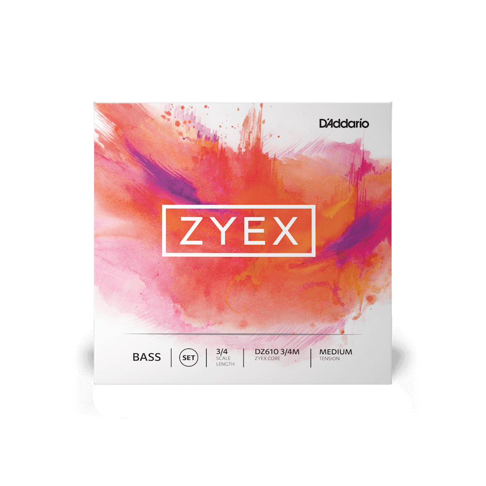 D'Addario Zyex Double Bass Strings, Zyex Upright Bass Strings