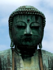 鎌倉大仏～与謝野晶子歌碑～