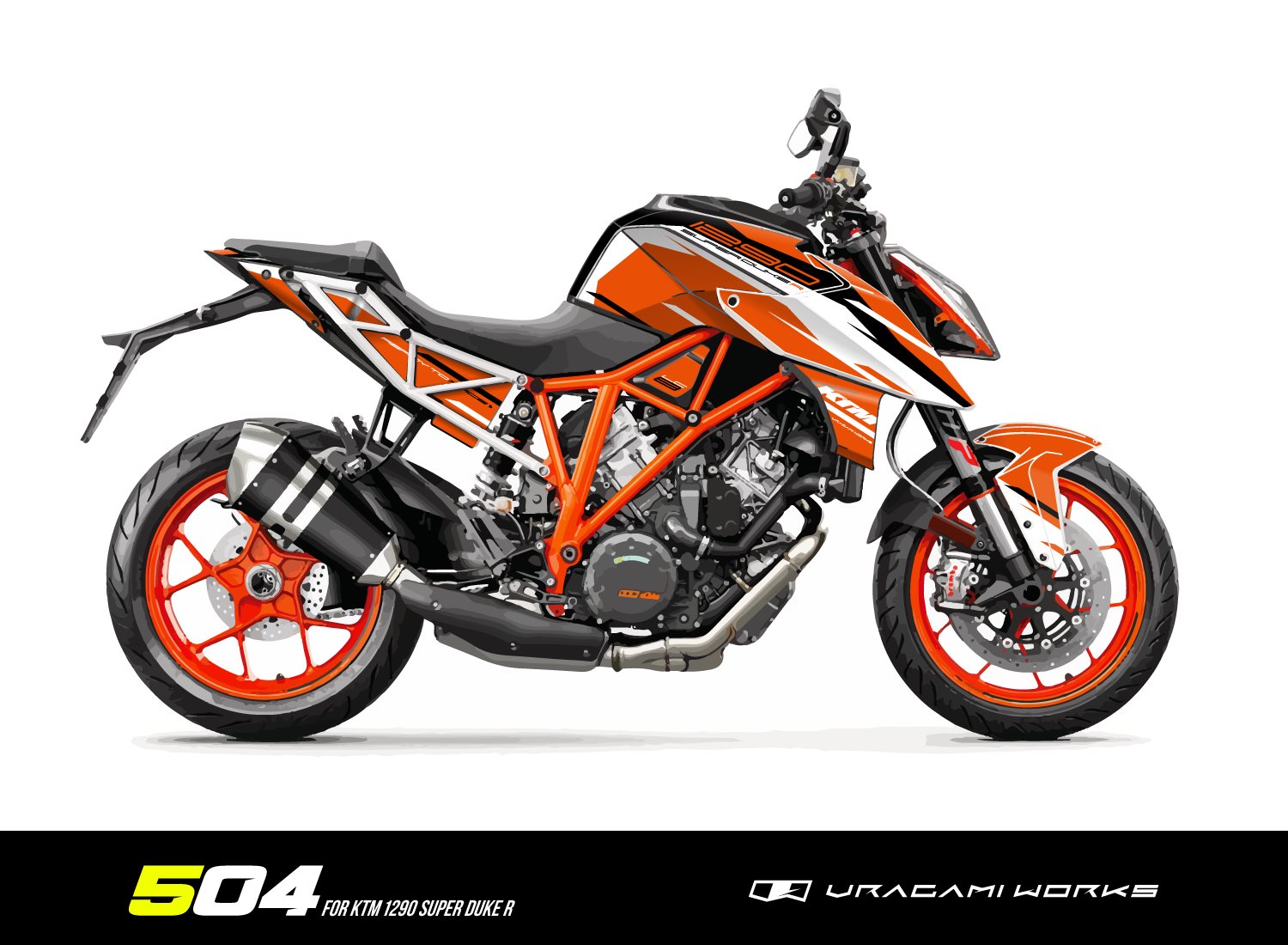 KTM 1290 SUPER DUKE R (17-19) – バイクデカールのウラガミワークス