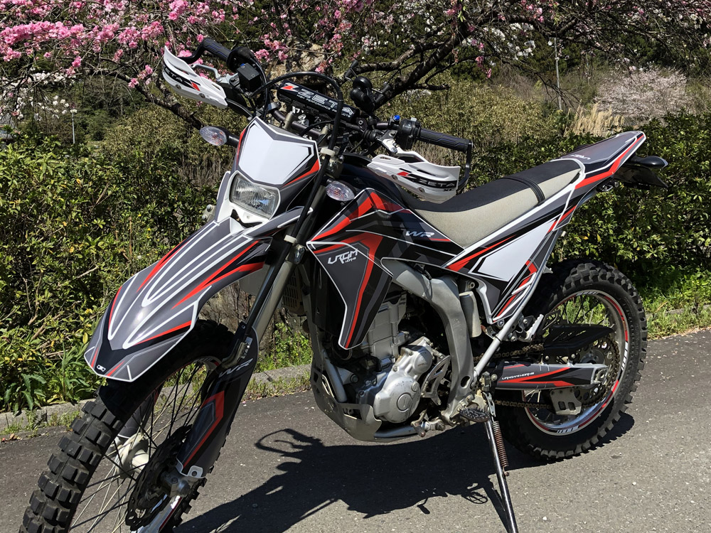 Yamaha WR250X (2007-2017)の施工例 - バイクデカールのウラガミワークス