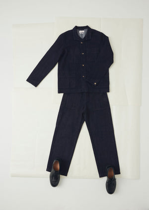 Monty Japanese Denim Jacket | Indigo | TOAST