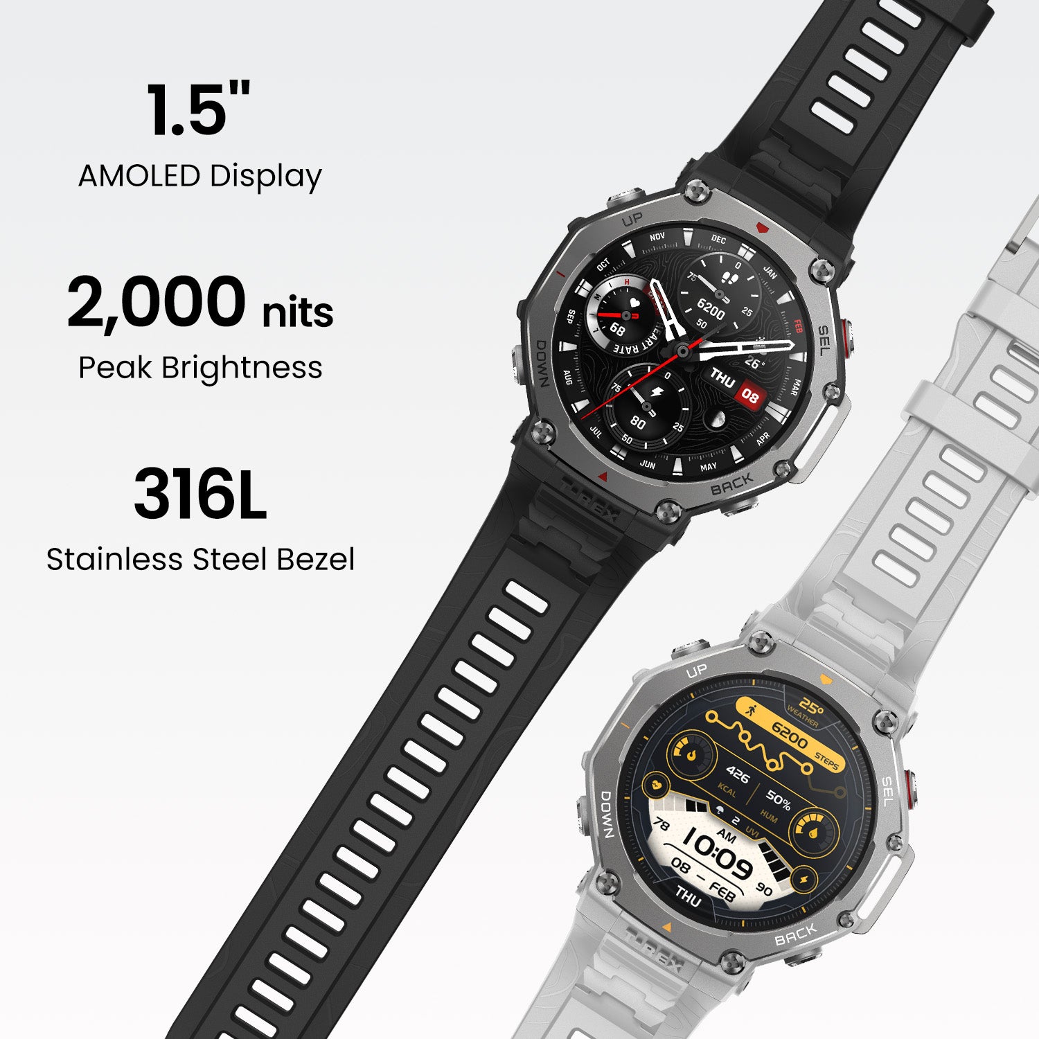Amazfit T-Rex 3 Rugged GPS Smartwatch
