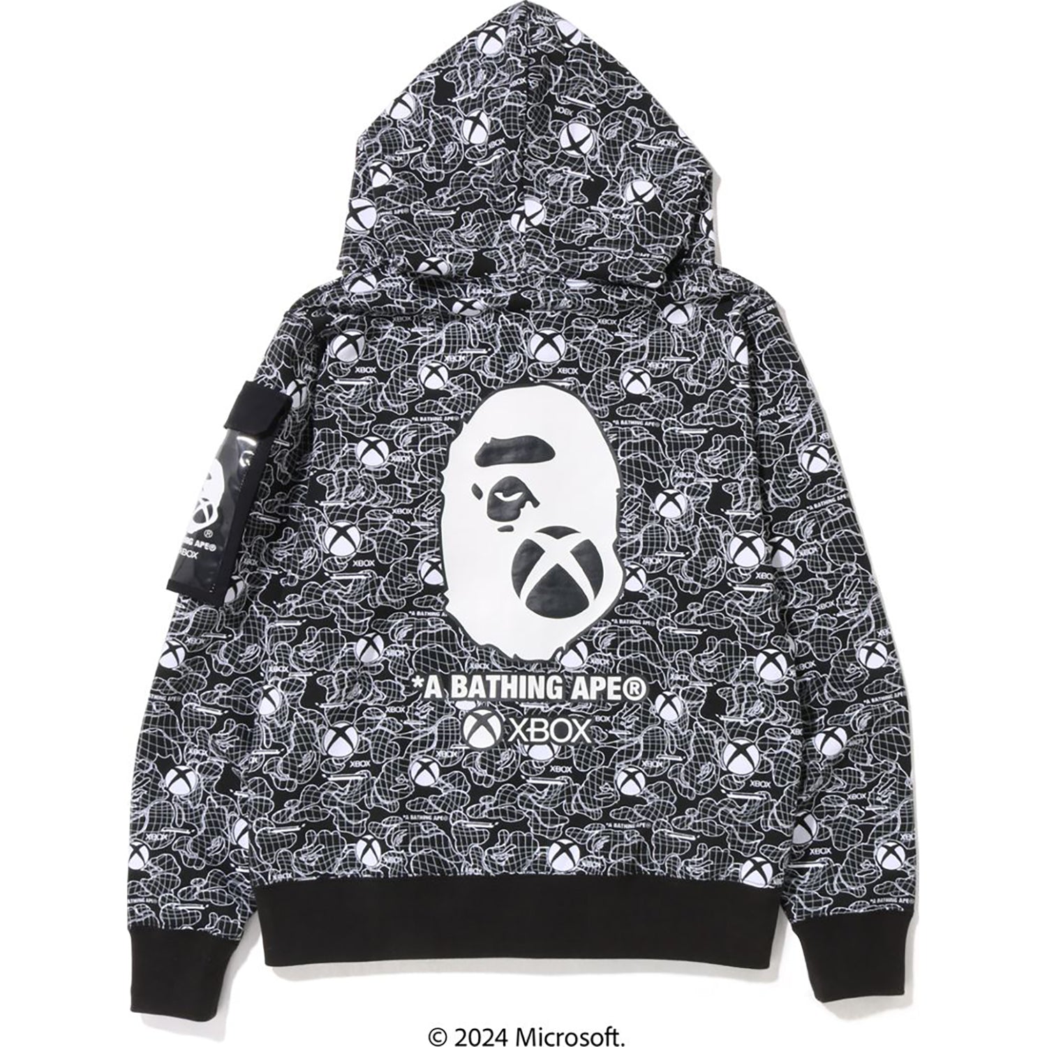 BAPE X XBOX Camo Full Zip Hoodie - Limited Edition Collaboration