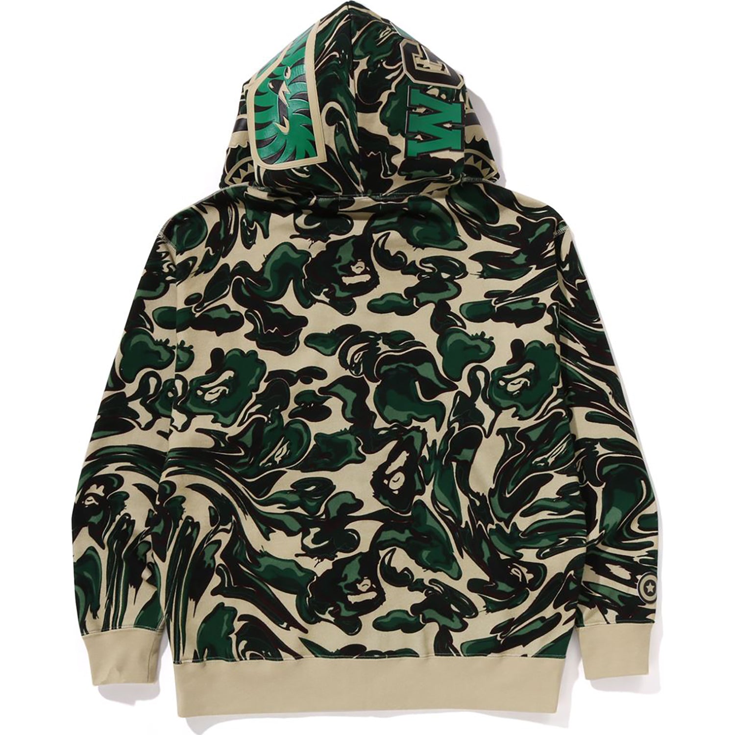 MARBLING CAMO SHARK RELAXED FIT FULL ZIP HOODIE MENS – us.bape.com