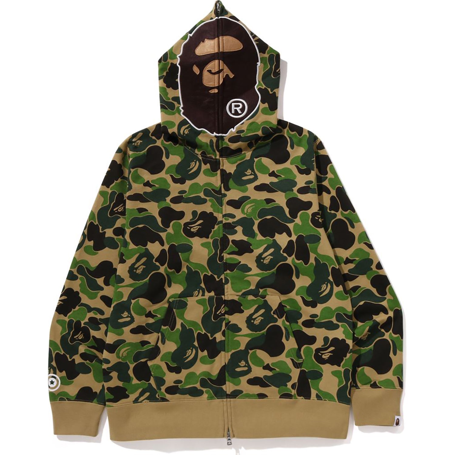 ABC CAMO 2ND APE Full Zip Hoodie - BAPE Men's Jacket – us.bape.com