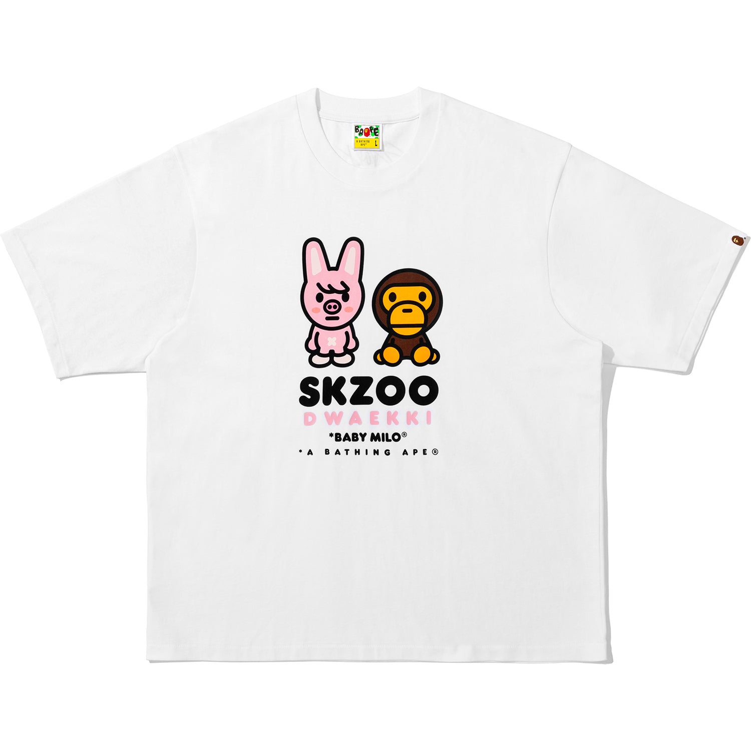 BAPE X STRAY KIDS DWAEKKI BABY MILO TEE MENS – us.bape.com