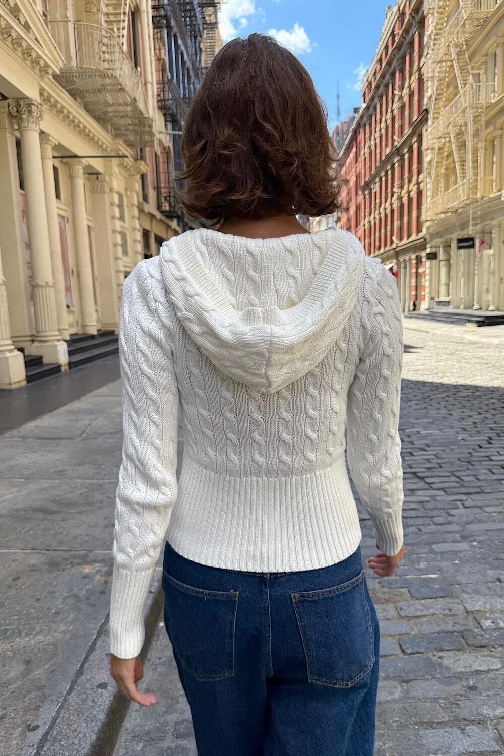 Aura Cable Knit Cardigan – Brandy Melville