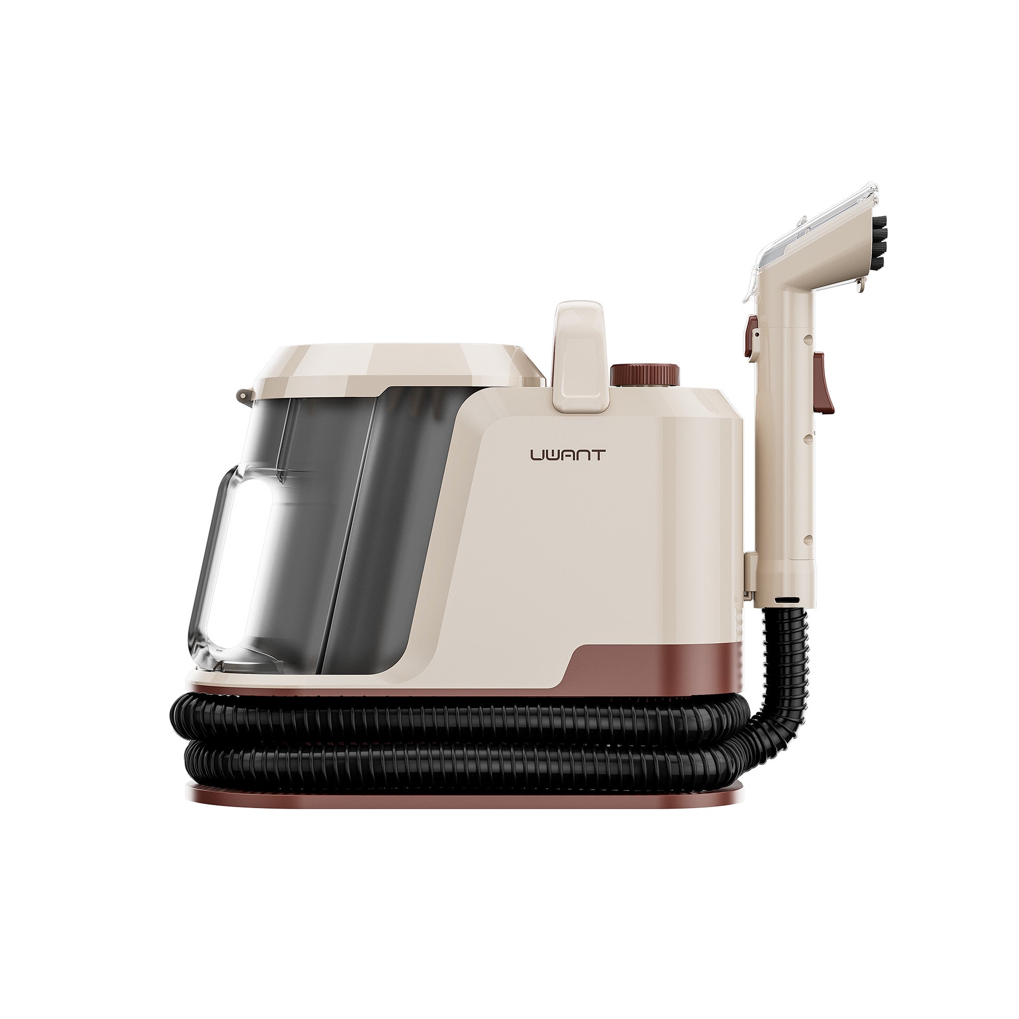 カーペットクリーナー 100℃高温スチーム 除菌消臭 UWANT B400 18000Pa