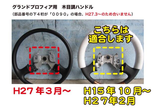 グランドプロフィア / レンジャープロ用 木目調ハンドル （ウッド）