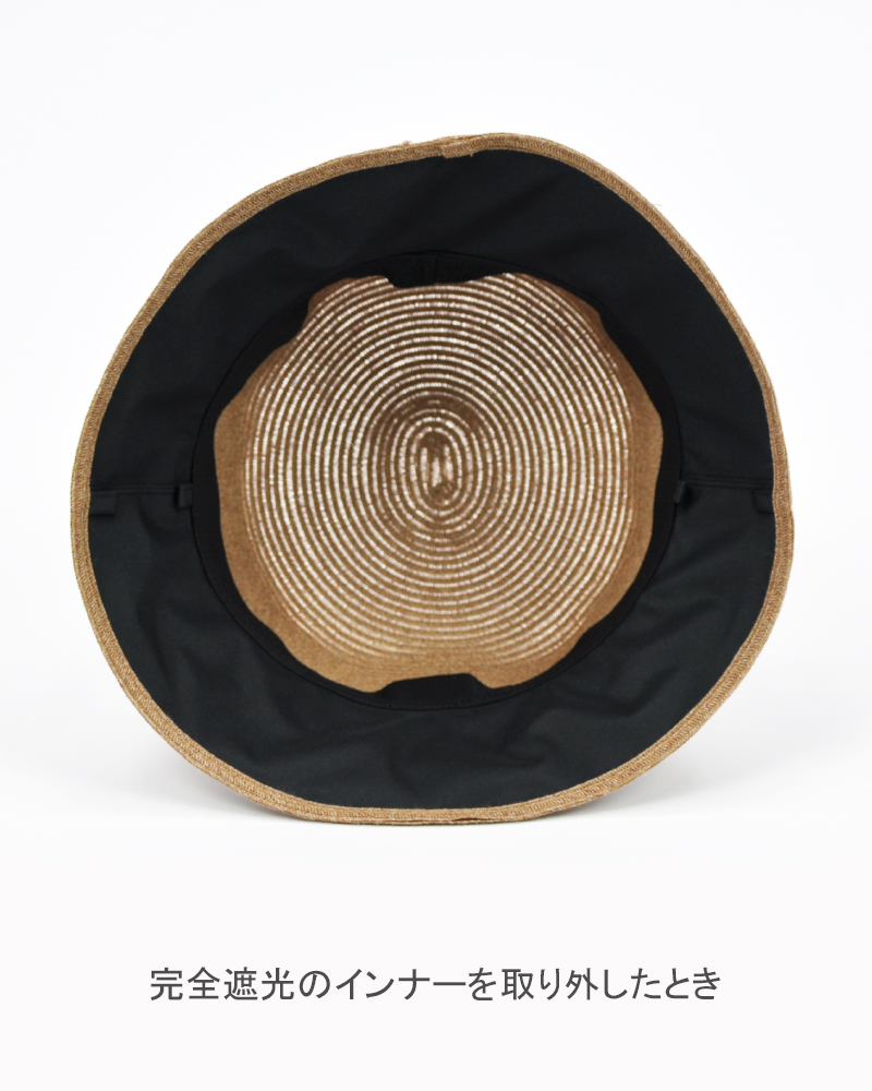 ブレード・バケットハット｜完全遮光帽子｜サンバリア100 | 完全遮光