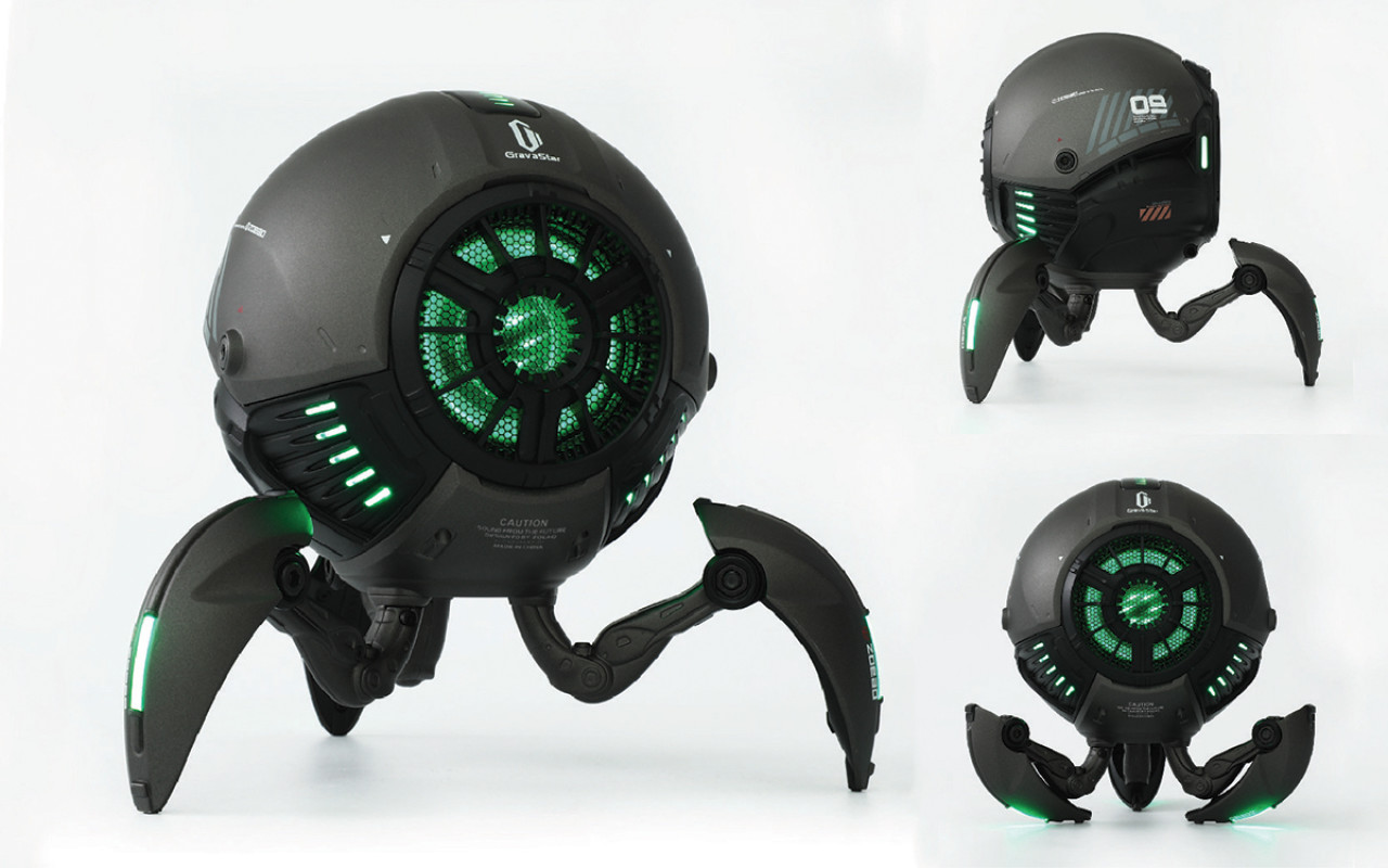 SF ロボット型球体スピーカー Gravastar(グラバスター)』 クラウド