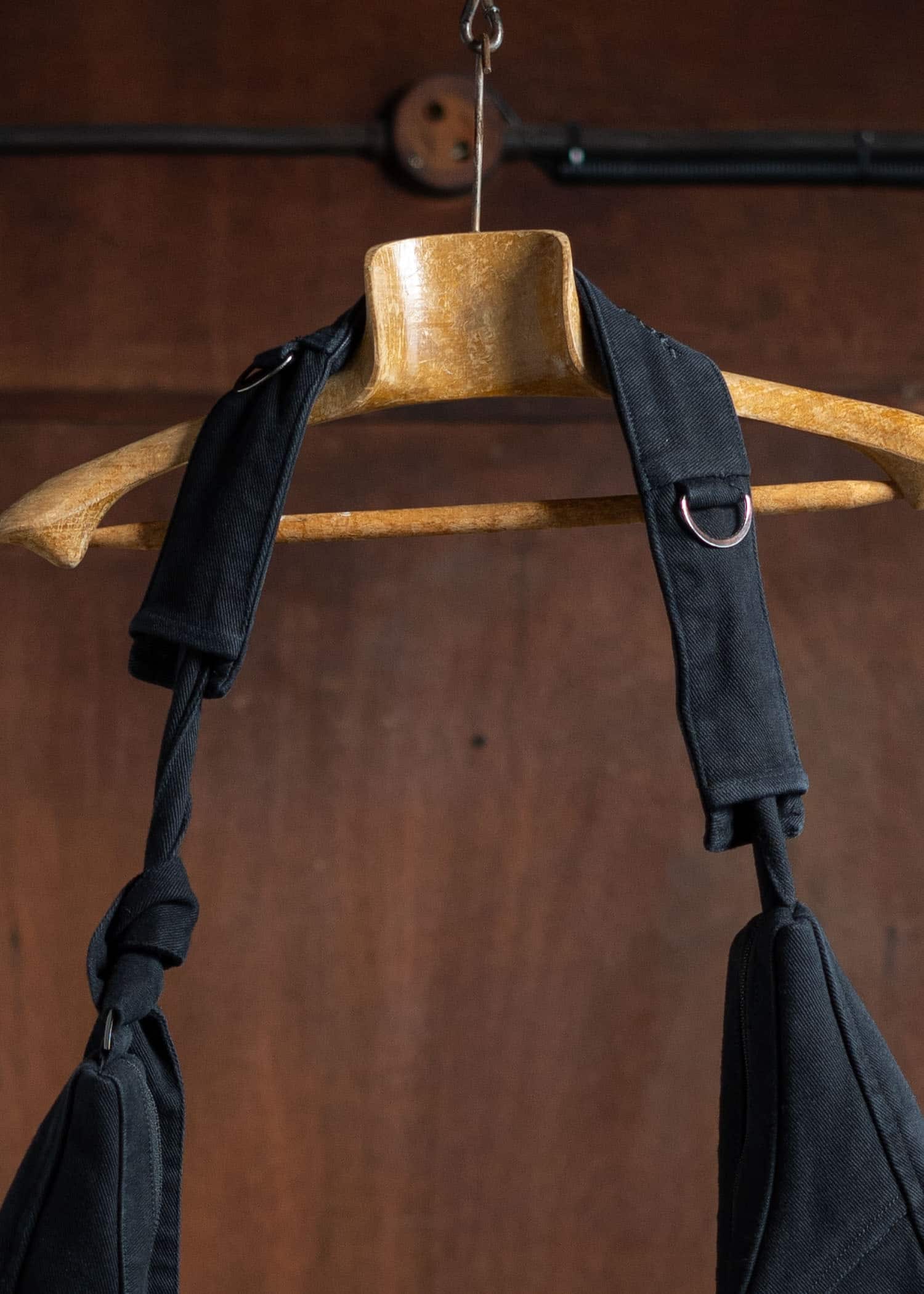 Professor.E Parachute Bag Washed Black 24FW-PE-ACC-04 – VISION OF