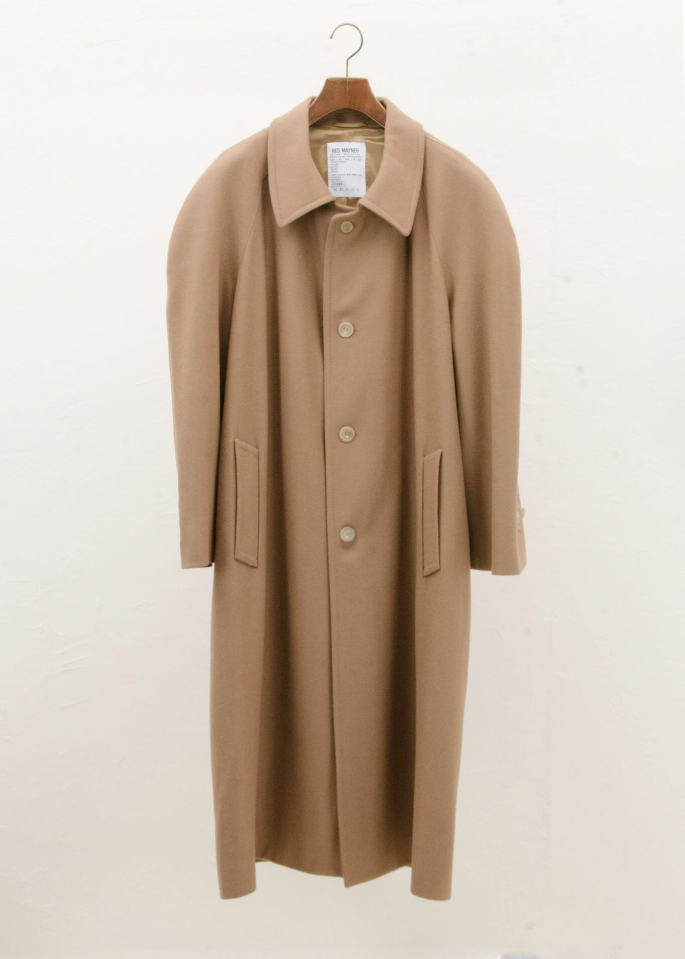 HED MAYNER RAGLEN COAT / CAMEL – VISION OF FASHION