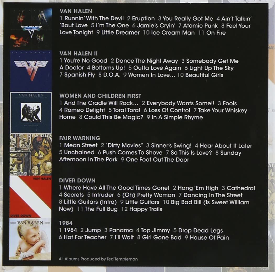 Van Halen: The Studio Albums 1978-1984 [6-CD Box Set]