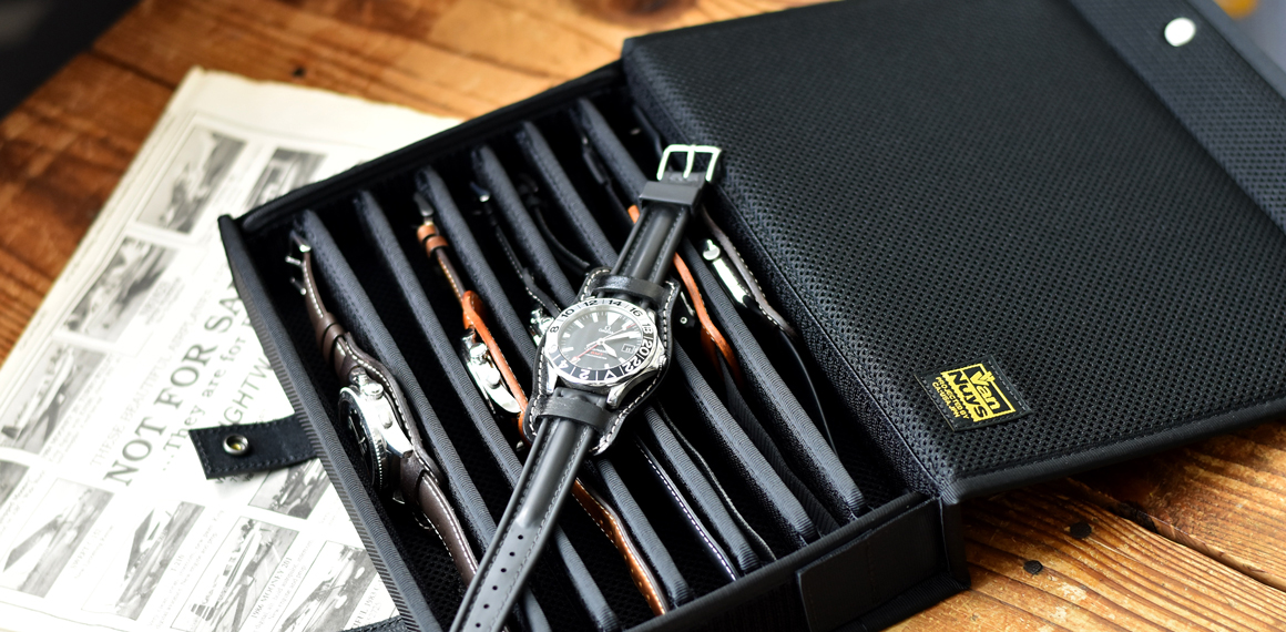 E202：仕切りの位置が変えられる 腕時計収納BOX／Type-A | バンナイズ