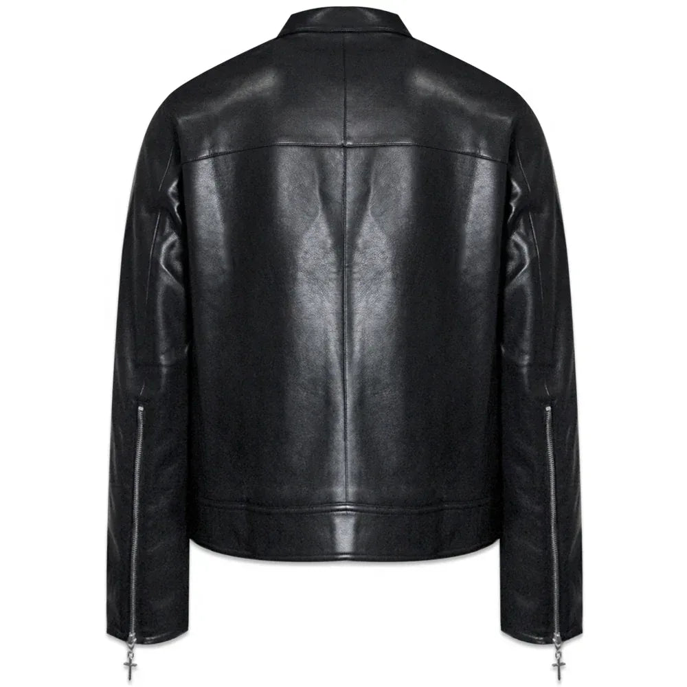 LAST NEST(ラストネスト)商品ページ - Leather Swing Top - Black