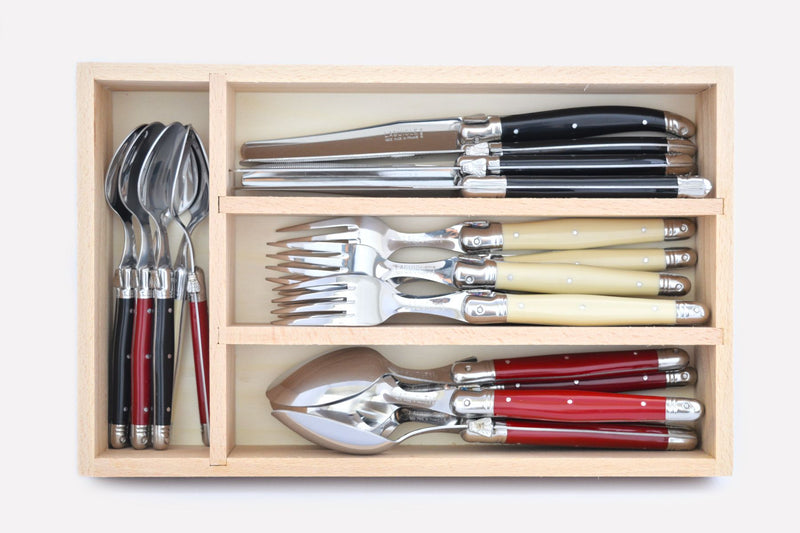 Laguiole Cutlery Set - Colonial - 24pc – Vendange