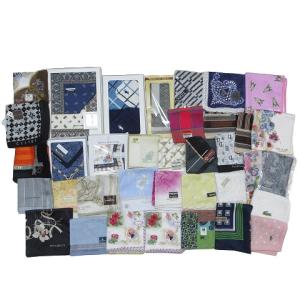 イヴサンローラン他大量 未使用ありブランドハンカチセット 30枚以上