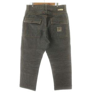 センチュリー 刺し子刺繍 デニムパンツ ダメージ加工 36 グレー（2024