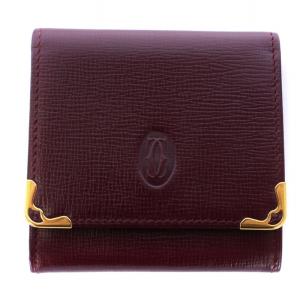 マストライン コインケース 小銭入れ 財布 二つ折り レザー ボルドー