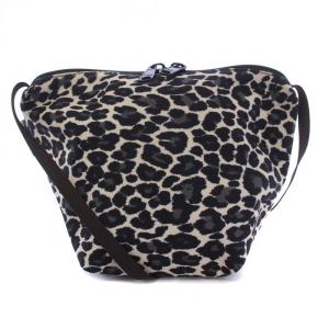 green label relaxing別注 舟型ショルダーバッグ ポシェット ヒョウ柄