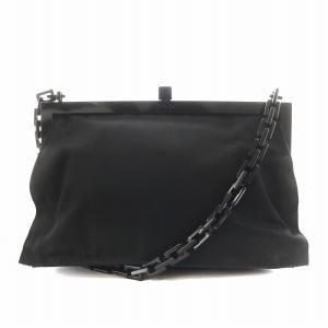 三角プレート トライアングルロゴ ショルダーバッグ ナイロン レザー