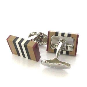 カフスボタン チェック ベージュ（2022/01/07買取） - BURBERRY